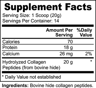 Grass-Fed Hydrolyzed Collagen Peptides Powder